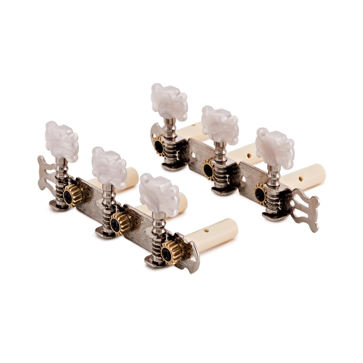 Guitarworks Classical Guitar Machine Heads Butterfly Chrome - Image 1