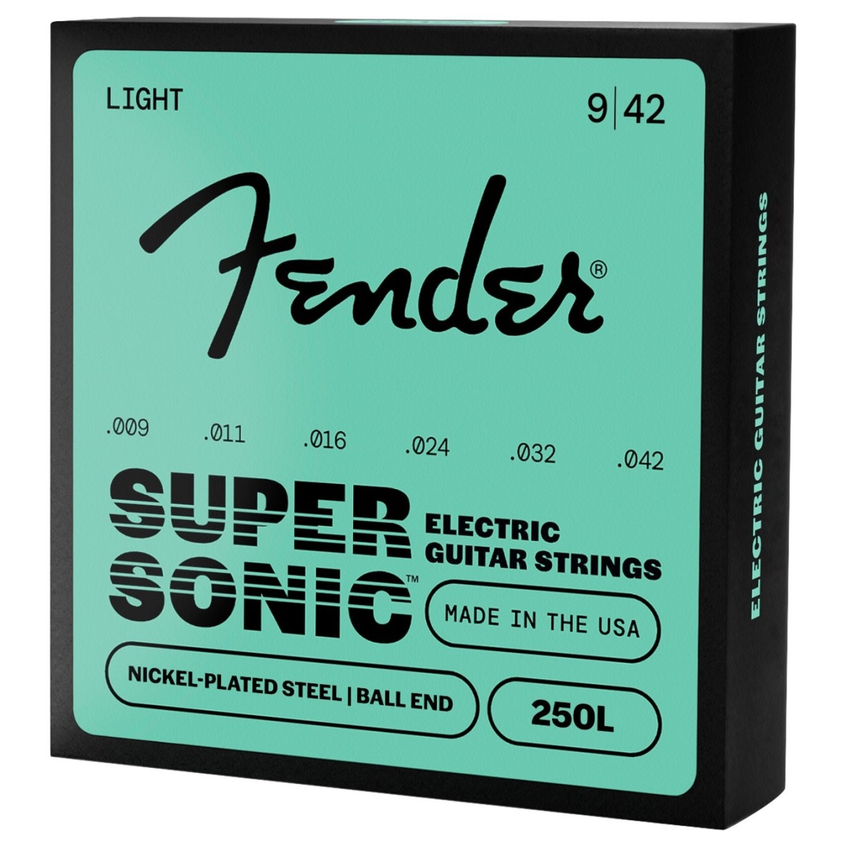 Fender SuperSonic 250L Guitar Strings Nickel-Plated Steel Ball End Gauges .009-.042 (3-Pack) - Image 2
