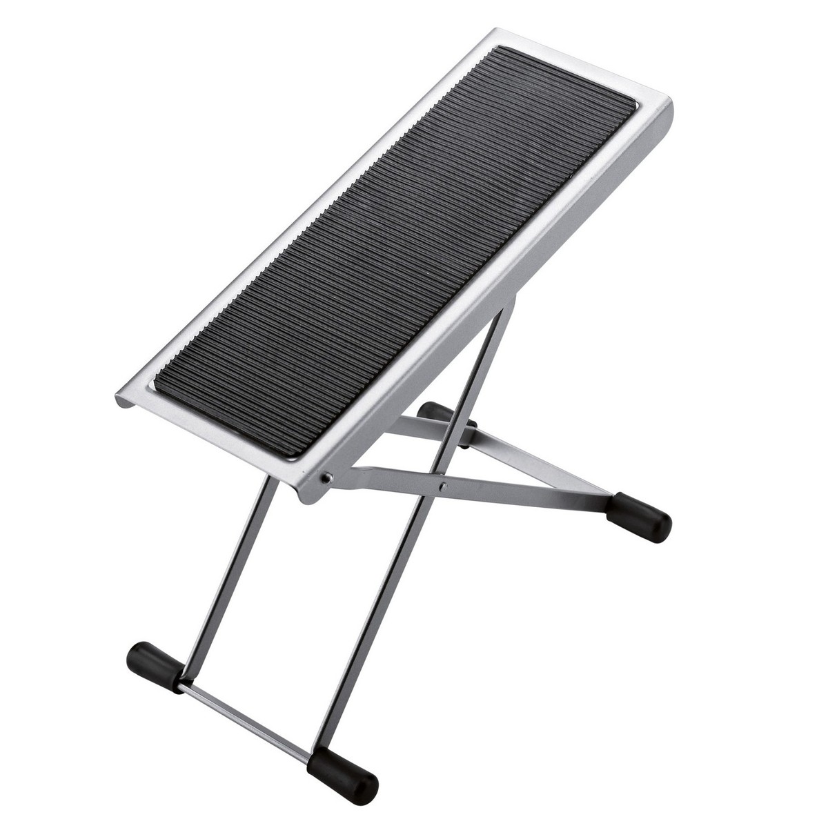 K&M 14670 Guitar Footrest Nickel Plated - Image 1