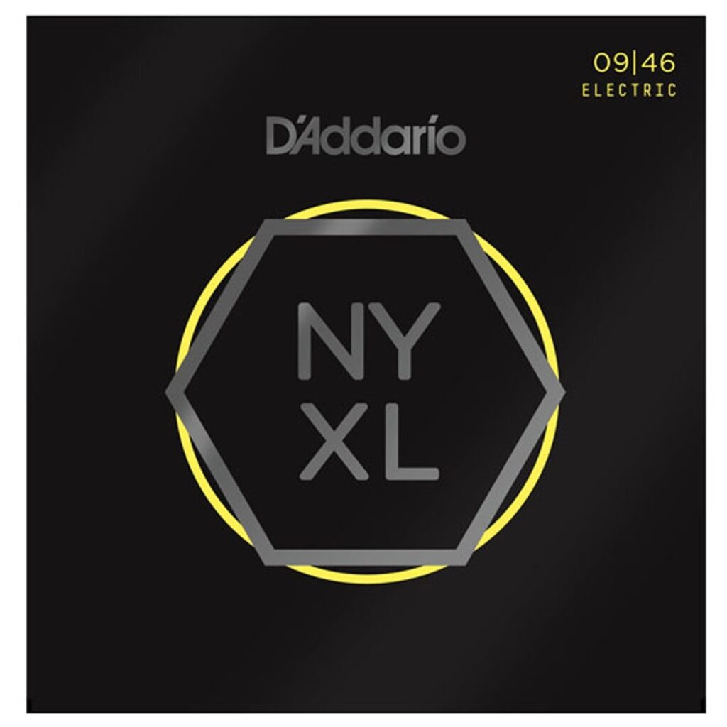 DAddario NYXL0946 Nickel Wound Super Light Top/Regular Bottom 09-46