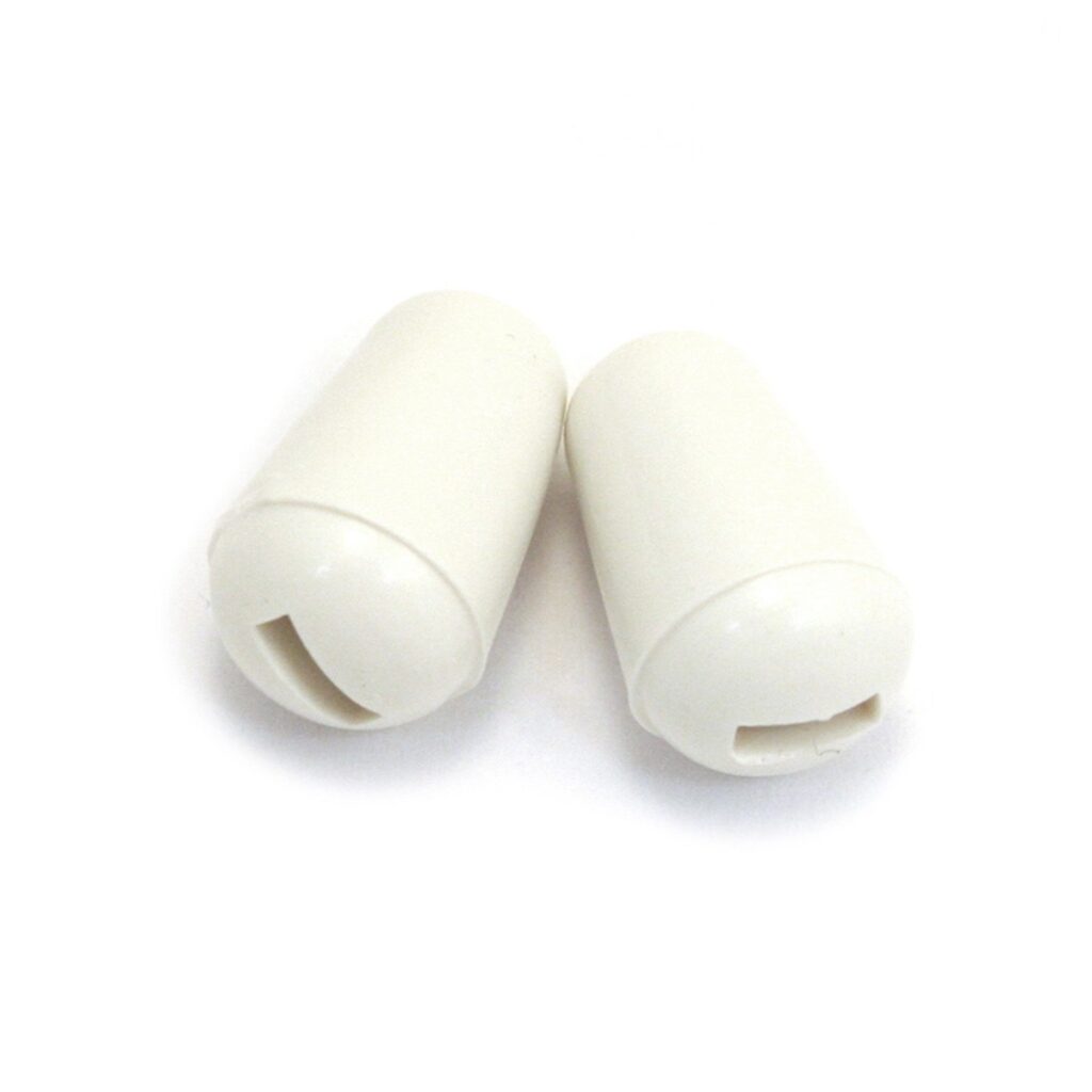 All Parts Switch Tips SK-0710-025 Pack of 2 for USA Strat White