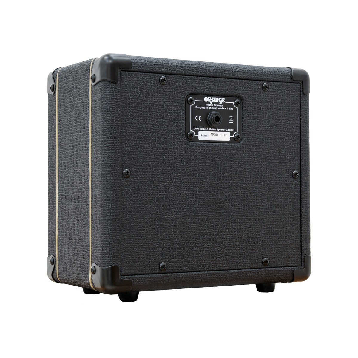 Orange PPC108 1x8 Speaker Cab Black