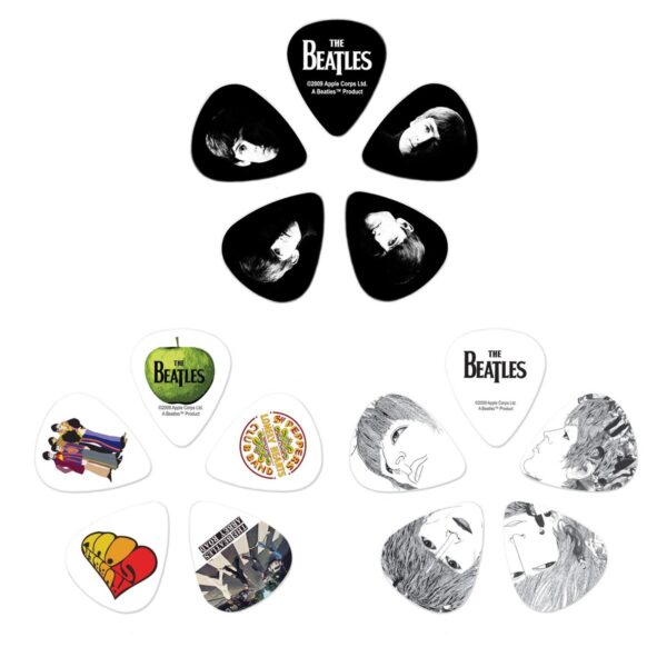DAddario 1CAB4-15BT1 Beatles Signature Pick Tins Logo 15 picks - Image 2