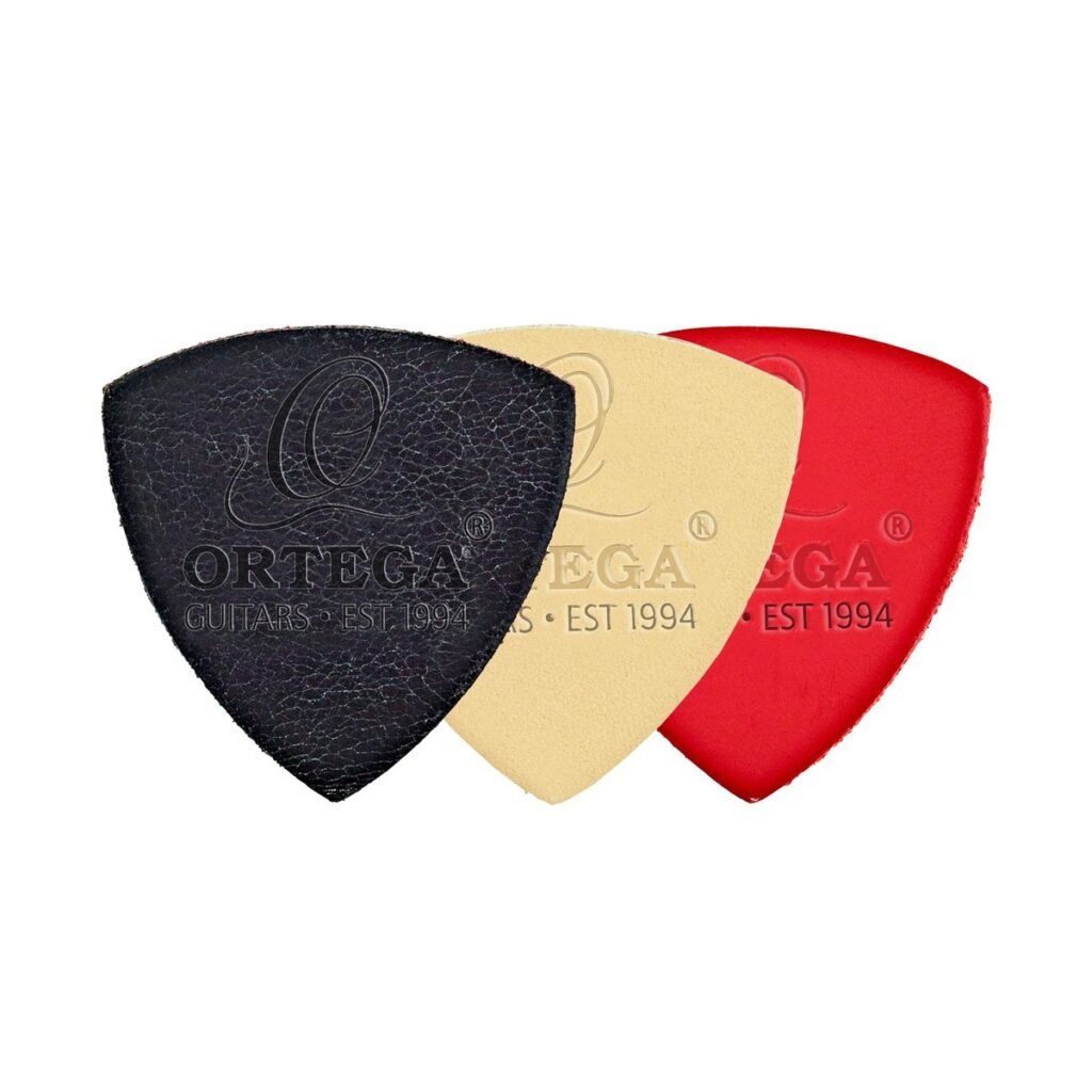 Ortega Extra Large Leather Picks Pack Of 3