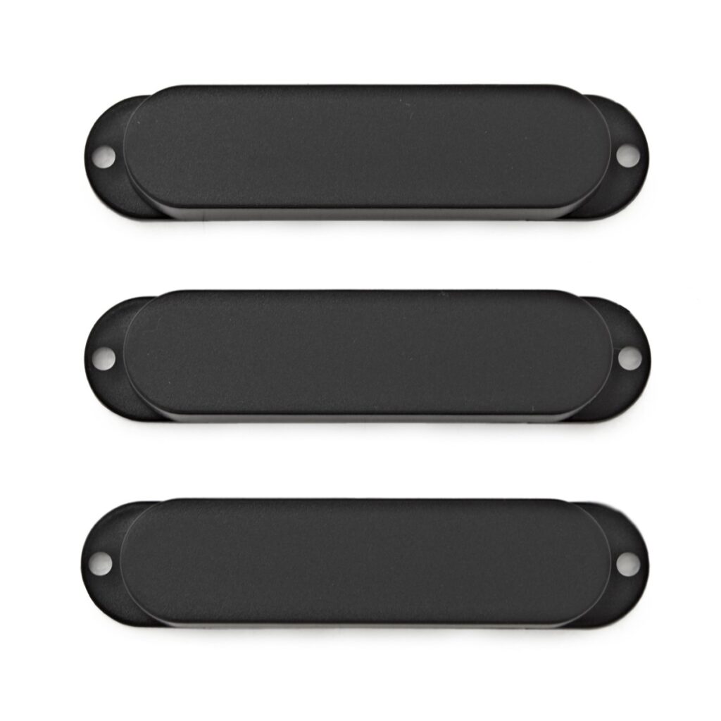 Guitarworks Single Coil Pickup Cover Black (Pack of 3)