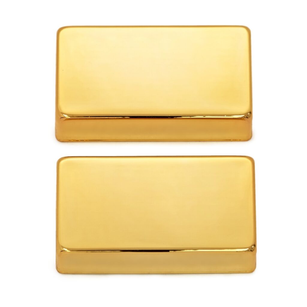 Guitarworks Humbucker Pickup Cover Gold (Pack of 2)