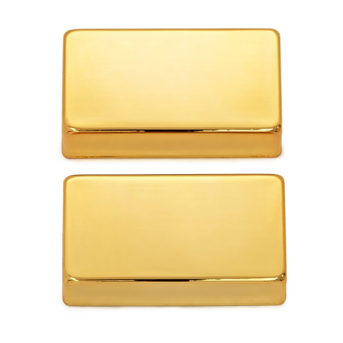 Guitarworks Humbucker Pickup Cover Gold (Pack of 2) - Image 1