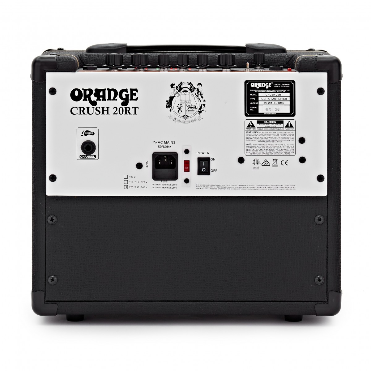 Orange Crush 20RT Combo Black