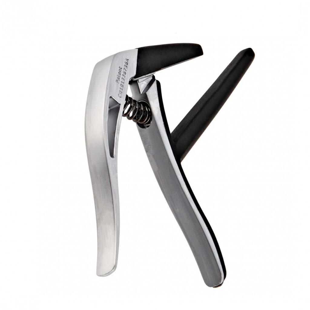 Stagg Flat Trigger Capo Classical Guitar Chrome