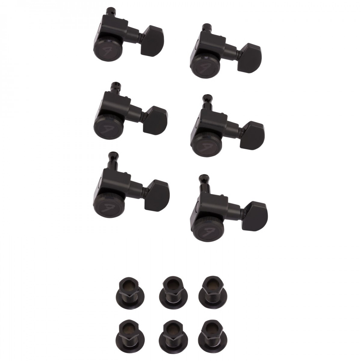 Fender Locking Stratocaster/Telecaster Tuning Machines Black - Image 1