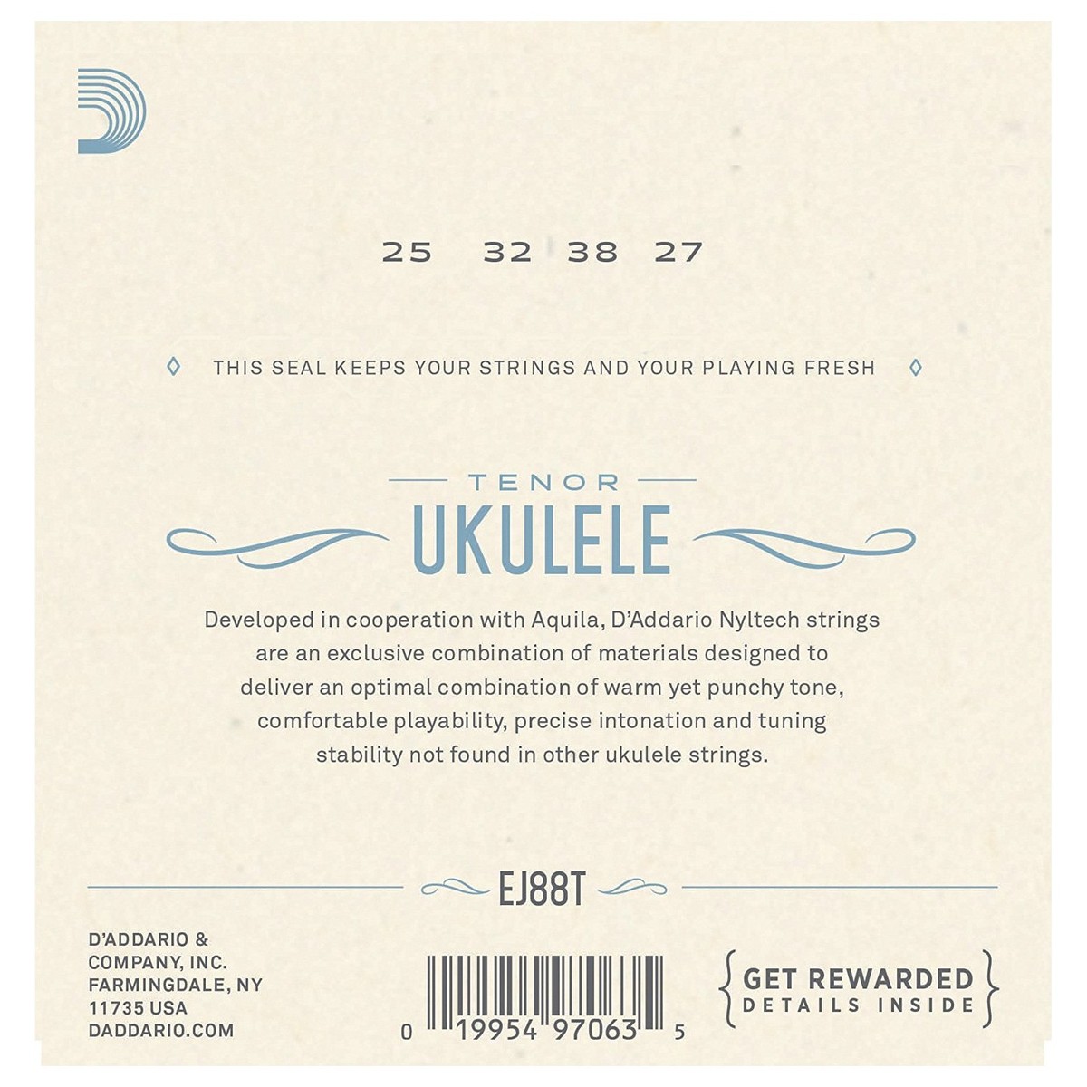 DAddario EJ88T Nyltech Ukulele Tenor - Image 2