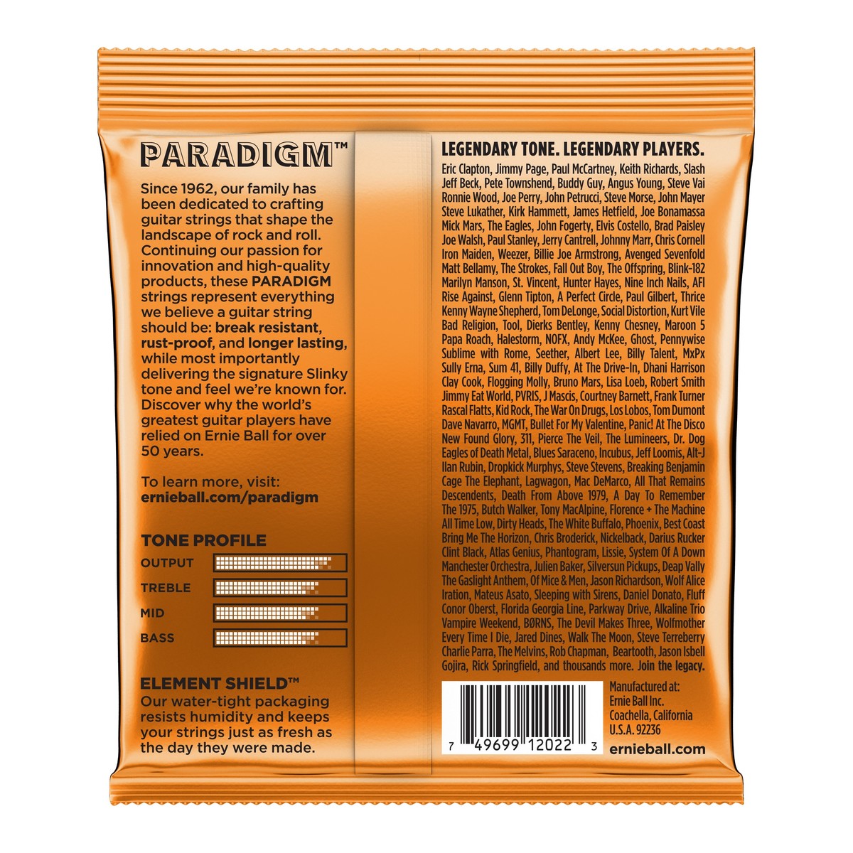 Ernie Ball P02022 Paradigm Hybrid Slinky 9-46 - Image 2