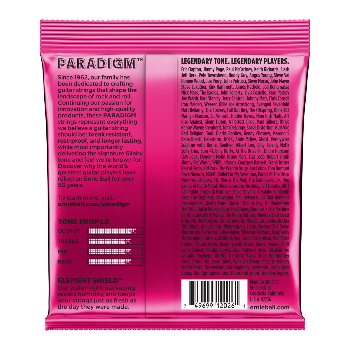 Ernie Ball P02023 Paradigm Super Slinky 9-42 - Image 2