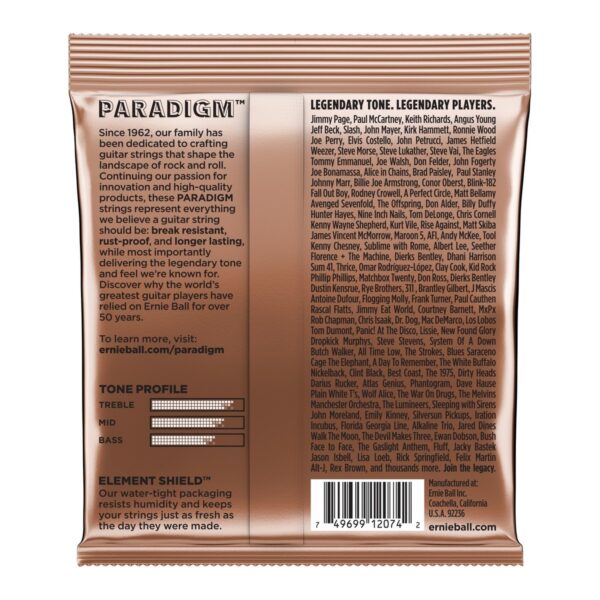Ernie Ball Paradigm Medium Phosphor Bronze 13-56 - Image 2