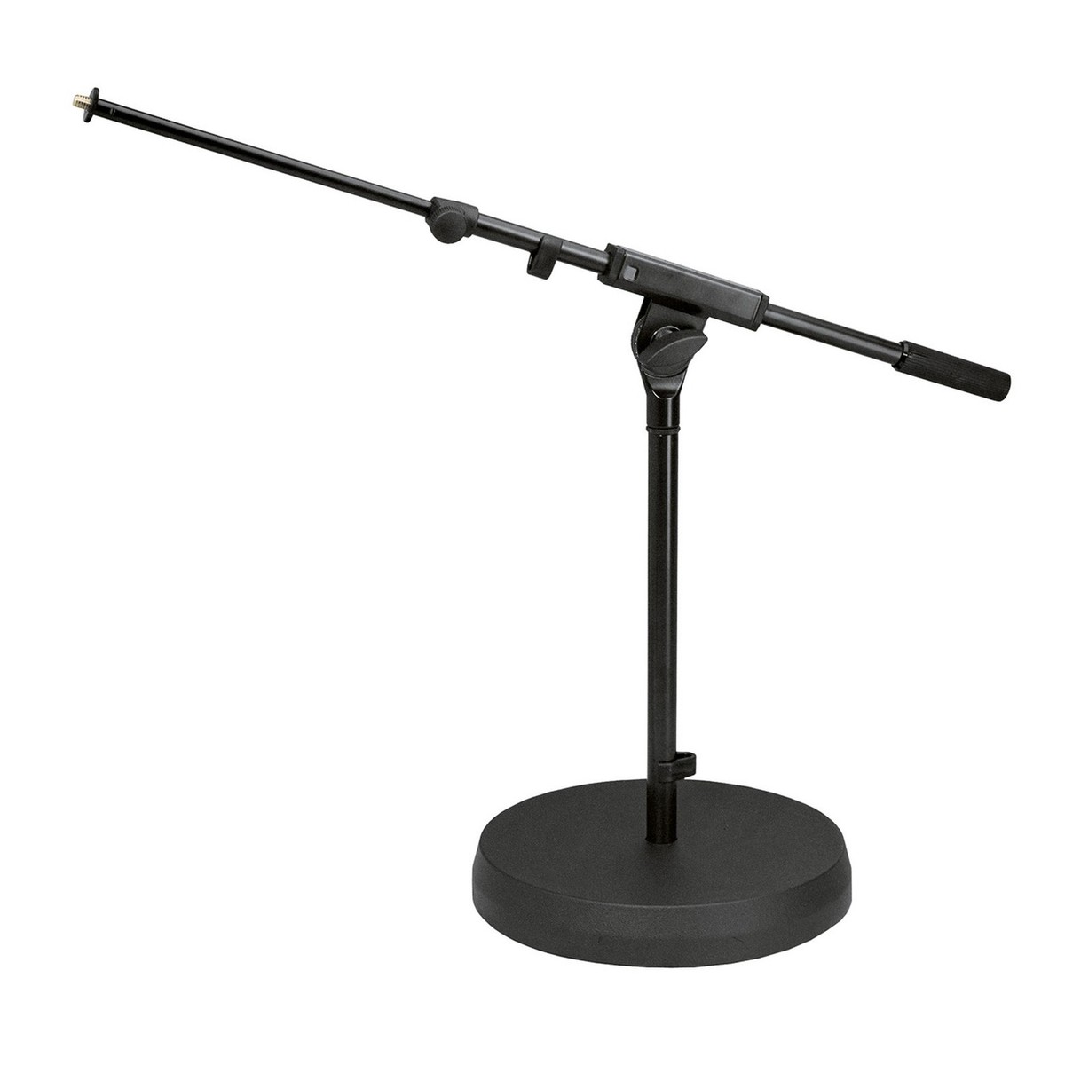 K&M 25960 Round Base Microphone Stand Black - Image 1