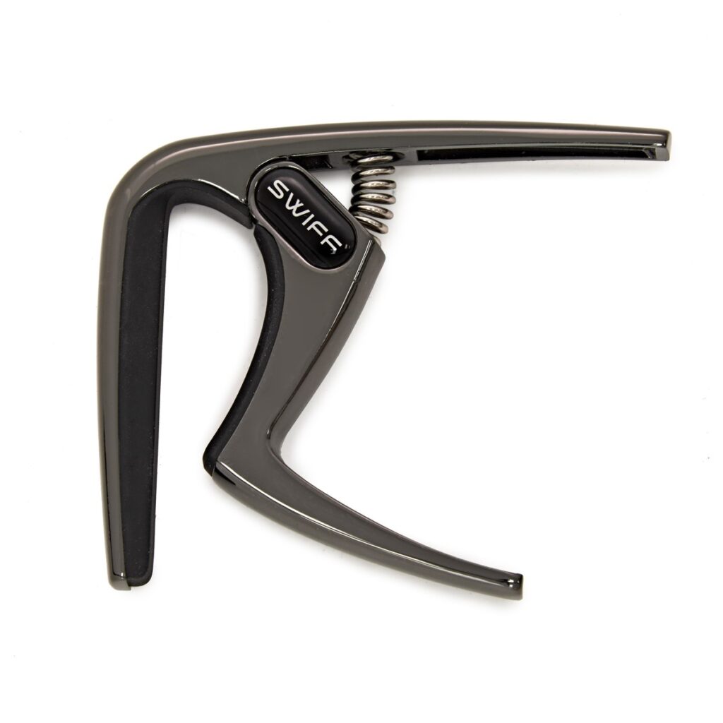 Swiff K8-C Zinc Alloy Classical Guitar Capo Black