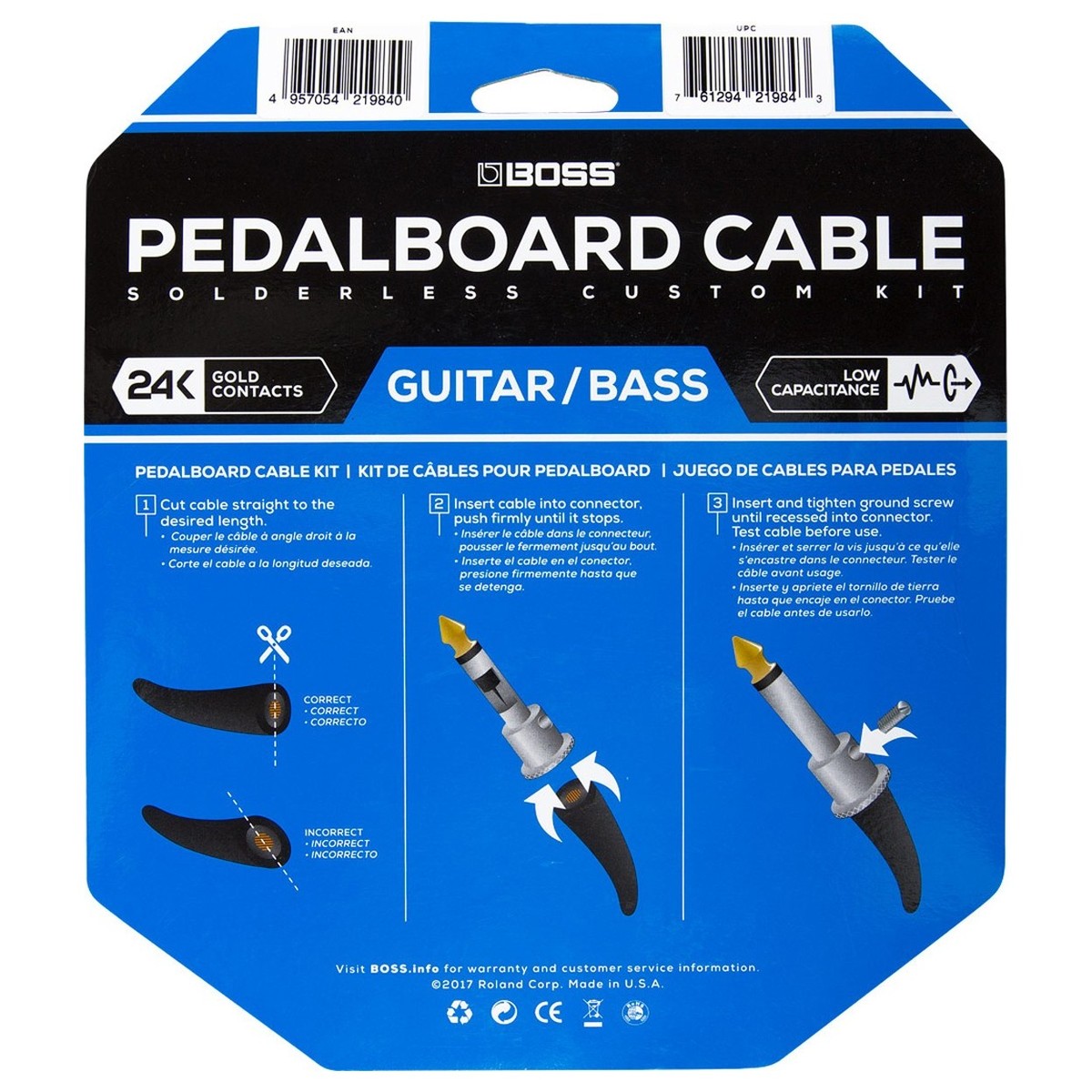 Boss BCK-12 Solderless Patch Cable Kit - Image 2