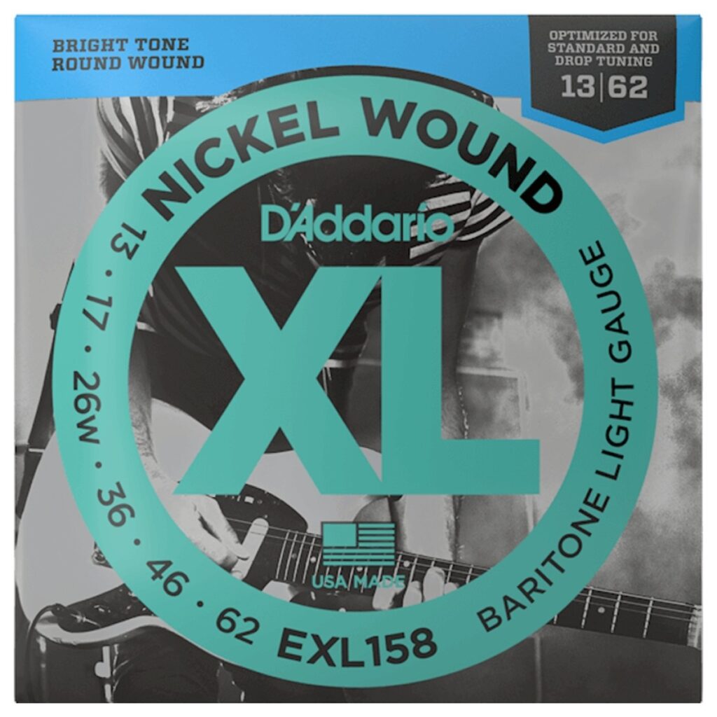Daddario EXL158 Nickel Wound Baritone Guitar Strings Light 13-62
