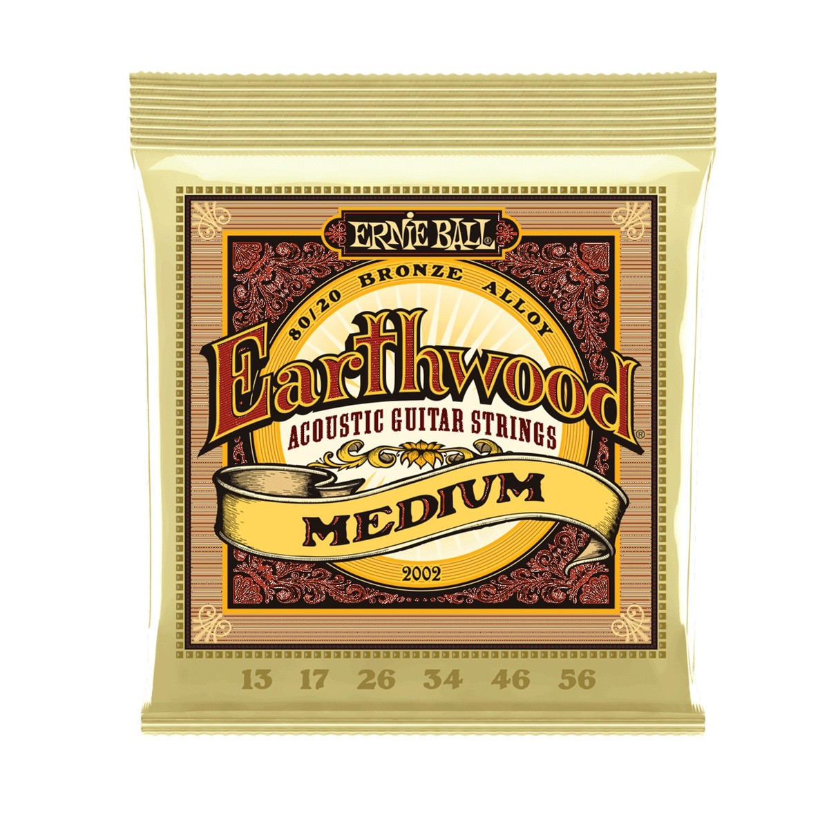 Ernie Ball Earthwood 2002 W 2002 80/20 Bronze Medium Set - Image 1