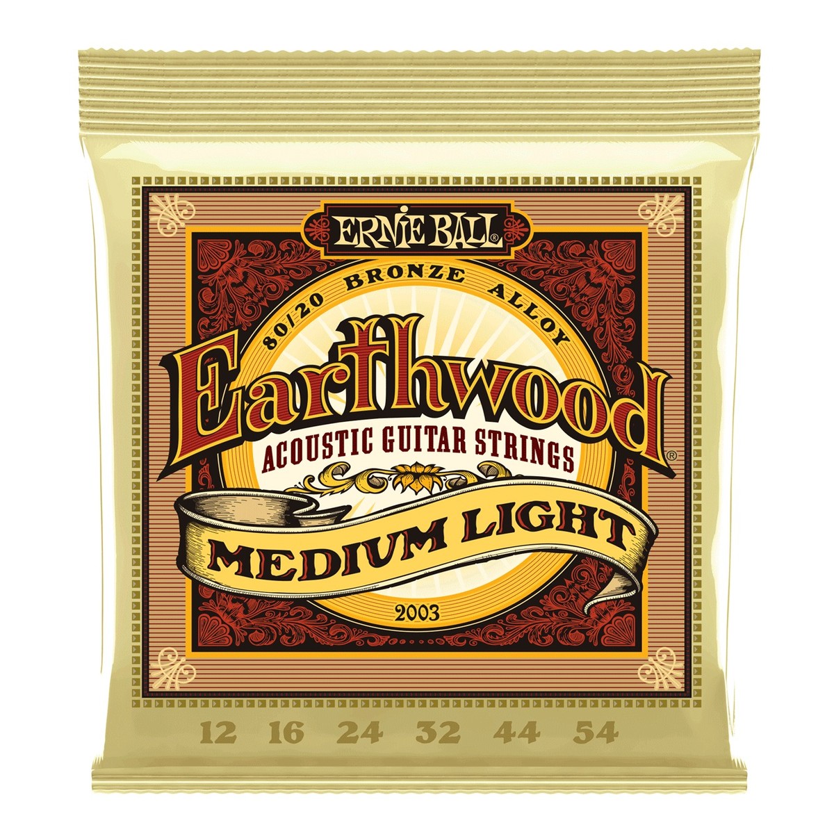 Ernie Ball Earthwood 2003 80/20 Bronze Medium/Light Set - Image 1