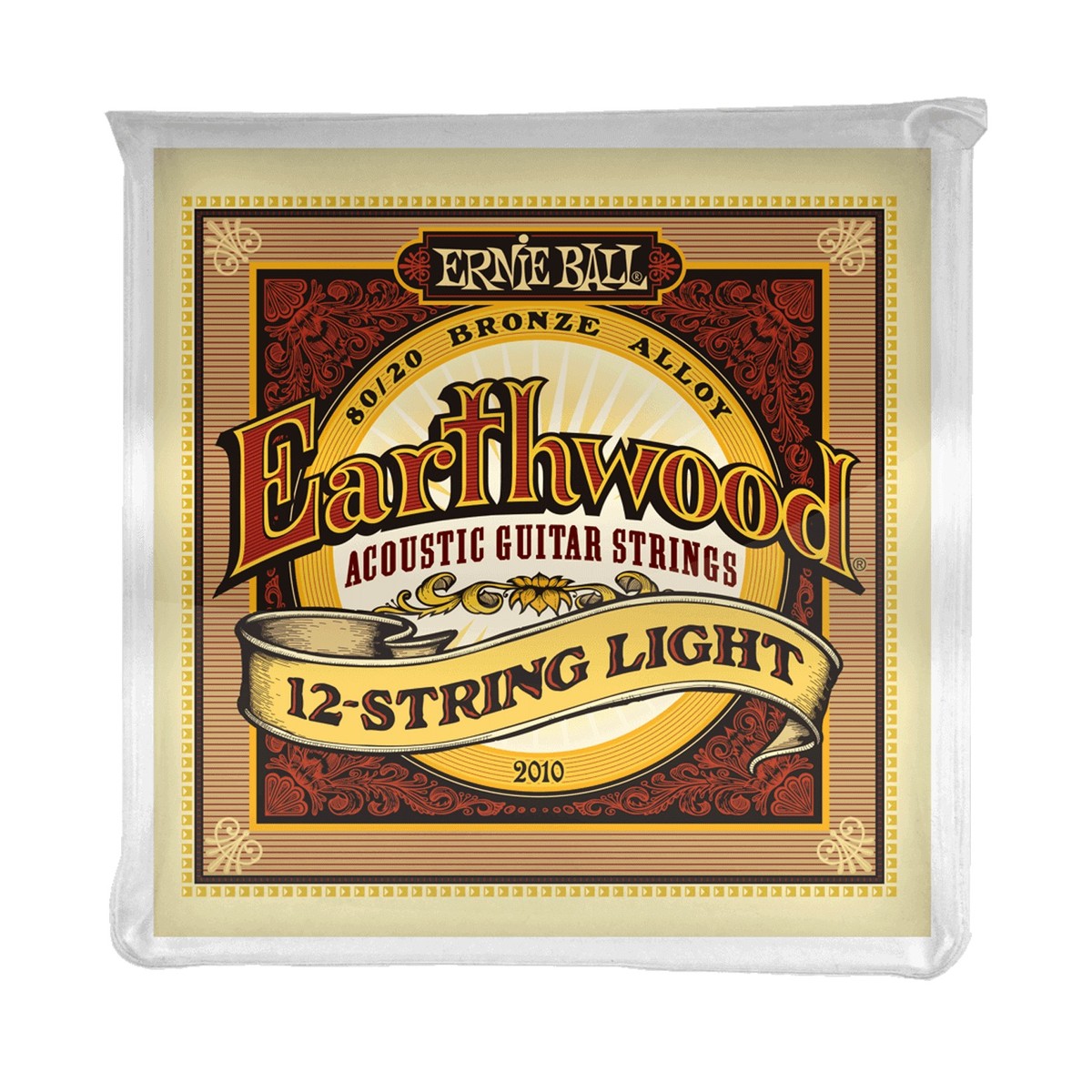 Ernie Ball Earthwood 2010 80/20 Bronze 12-String Light Set - Image 1