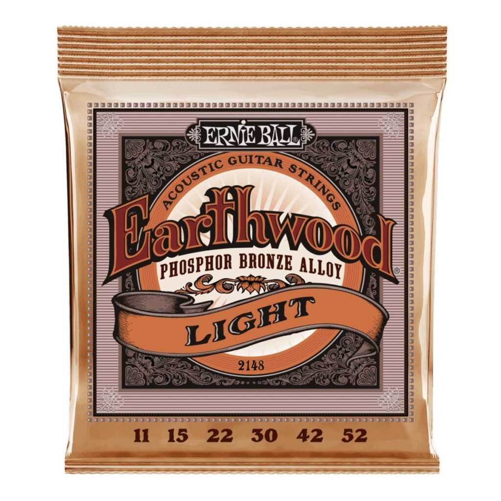 Ernie Ball 2148 Earthwood Phosphor Bronze Light 11-52