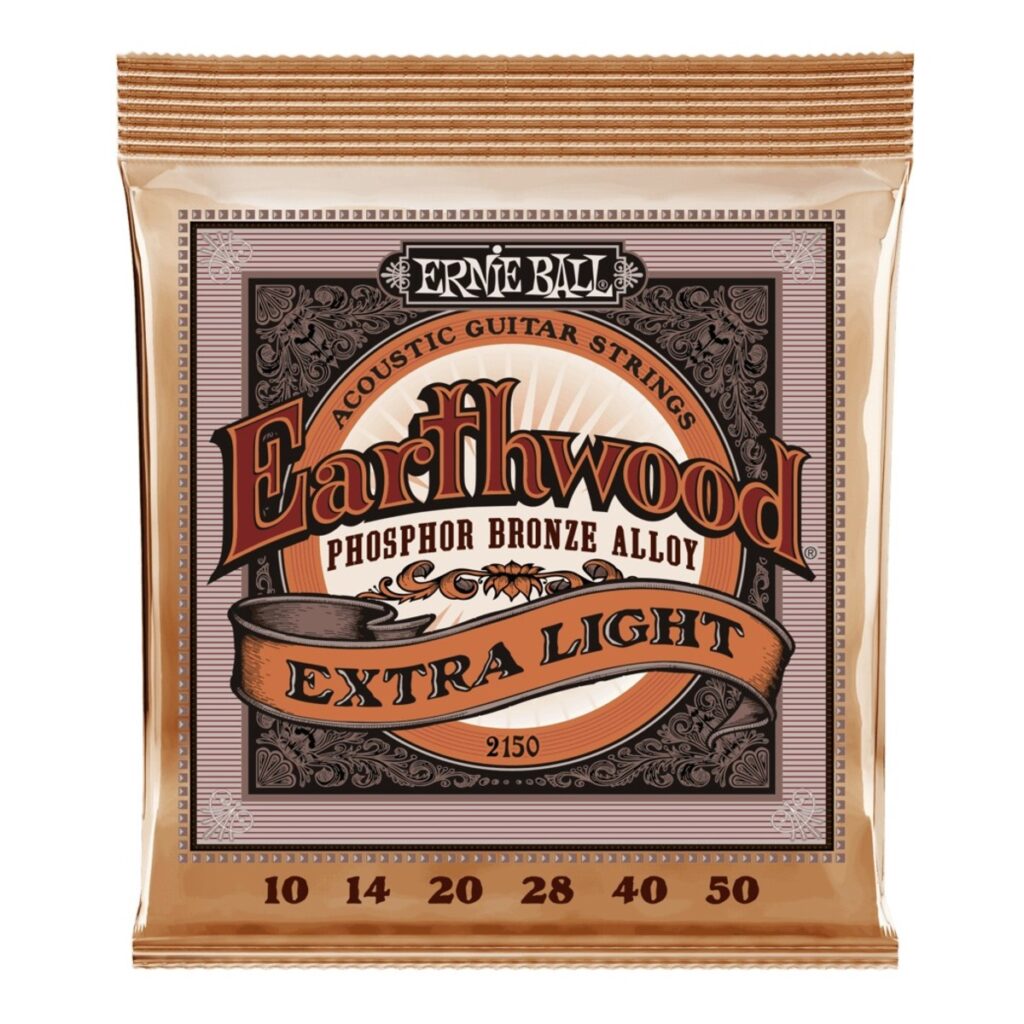 Ernie Ball 2150 Earthwood Phosphor Bronze Extra Light 10-50