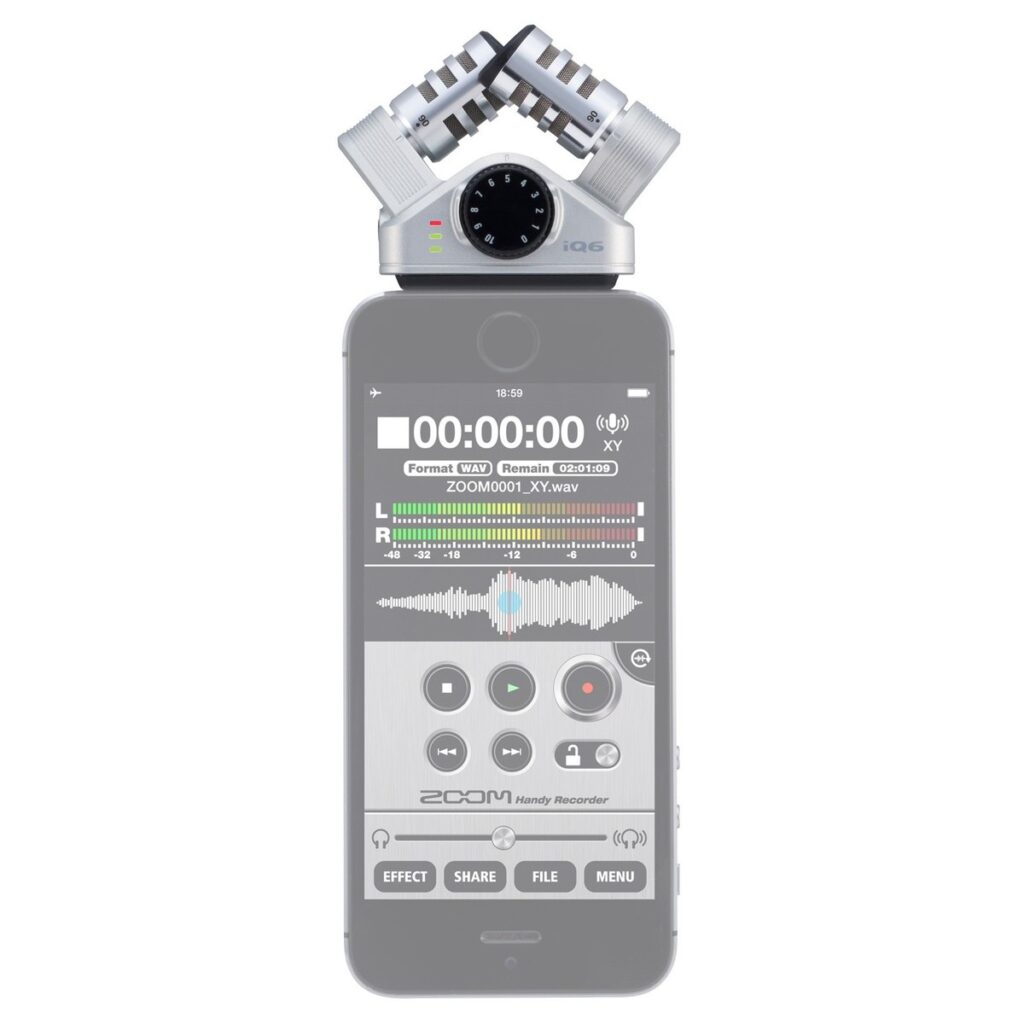 Zoom IQ6 Stereo XY Microphone
