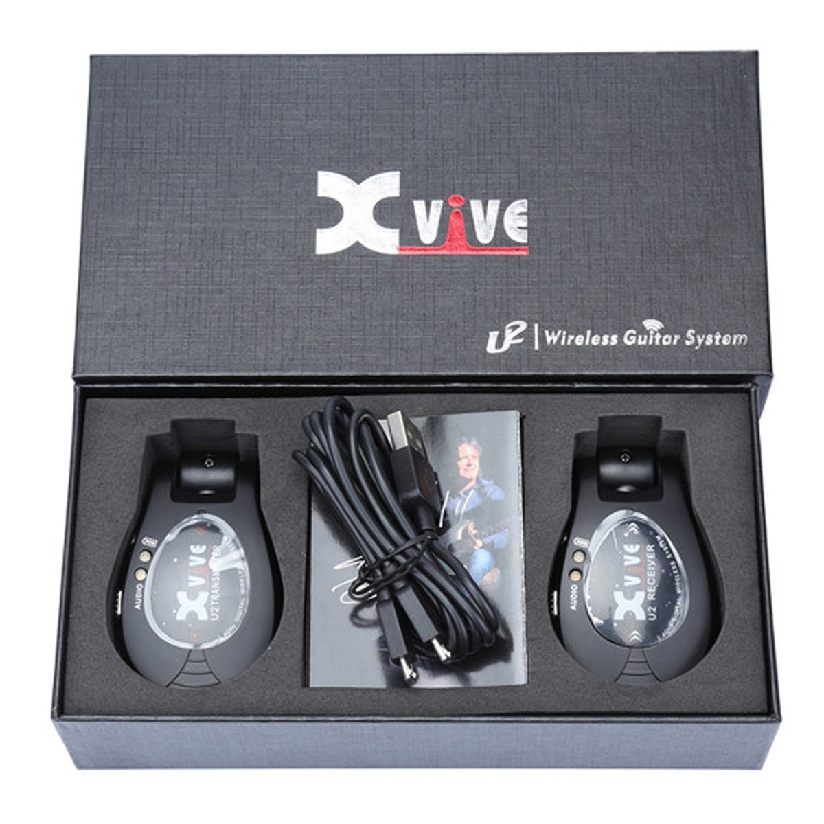 Xvive XU2 Wireless Guitar System Black - Image 4