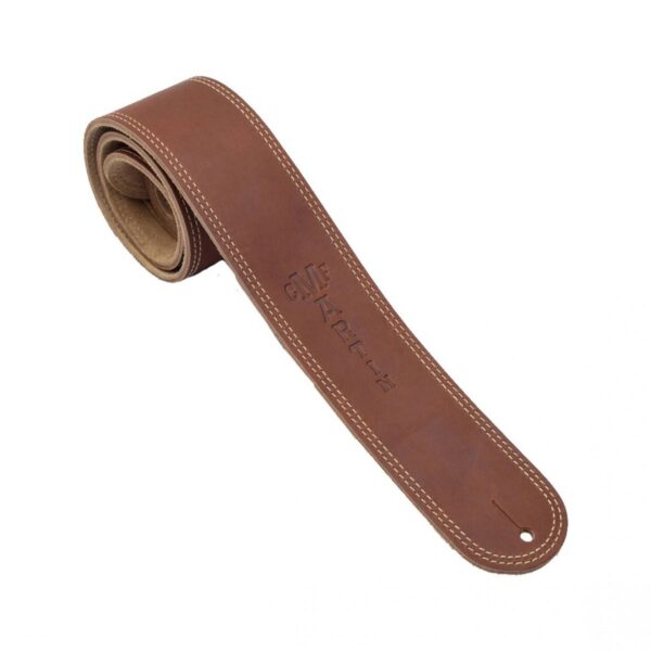 Martin 18A0012 Strap 2.5" Glove Style Leather w/Suede Back Brown - Image 2