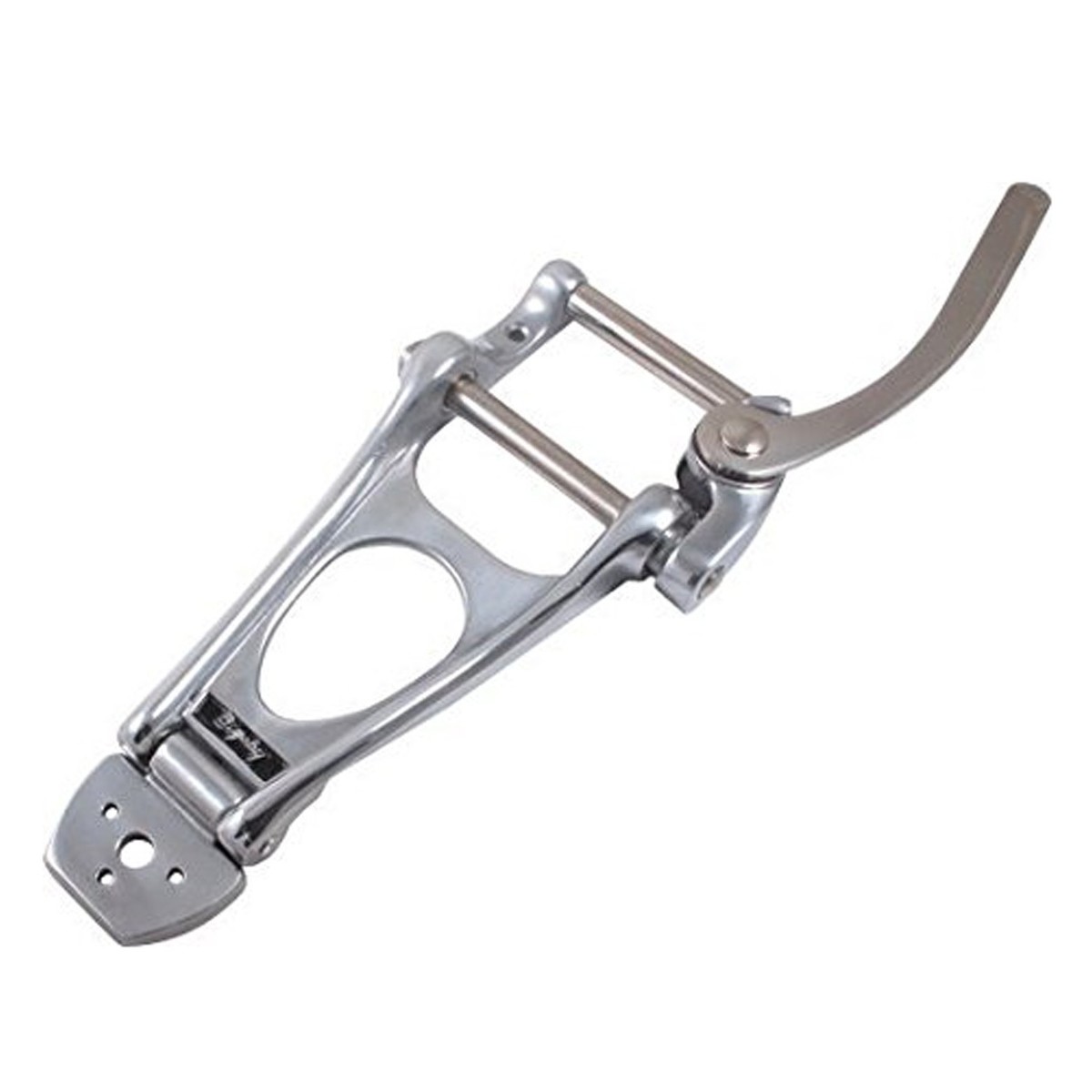 Bigsby B12 Tailpiece with Tension Bar Polished Aluminum - Image 1