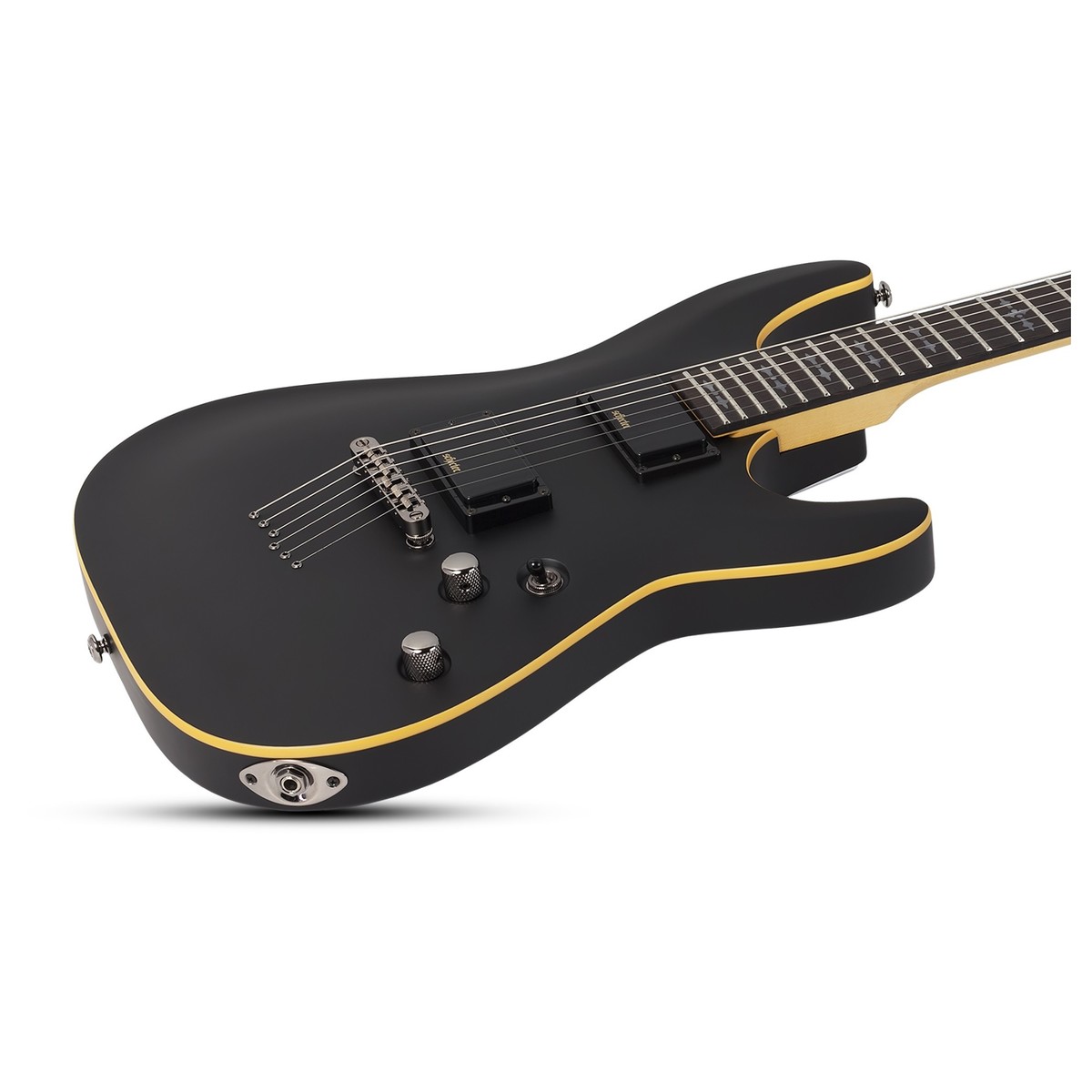 Schecter Demon-6 Aged Black Satin - Image 2