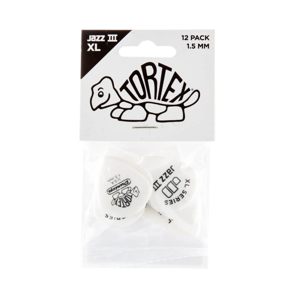 Dunlop Tortex Jazz lll XL 1.50mm 12 Pick Pack