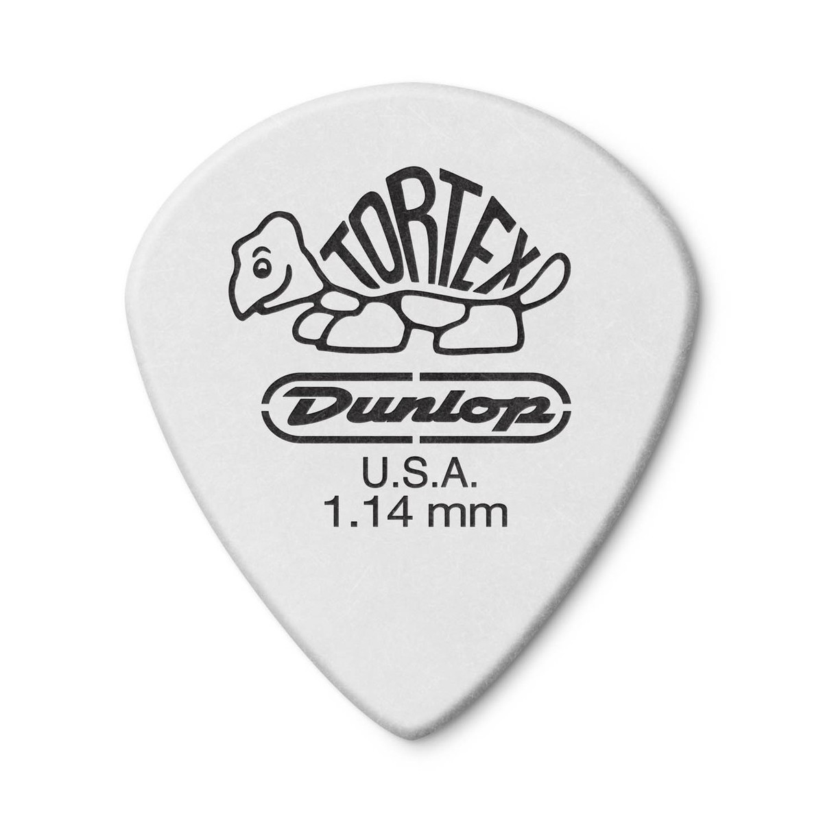 Dunlop Tortex White Jazz III 1.14mm 12 Pick Pack - Image 1