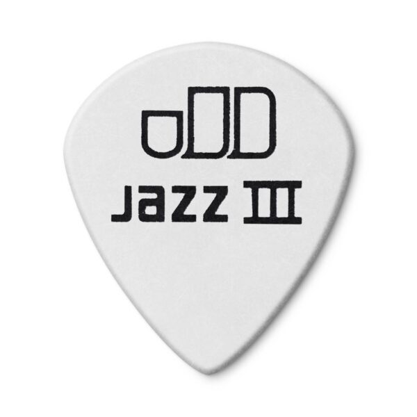 Dunlop Tortex White Jazz III 1.14mm 12 Pick Pack - Image 4