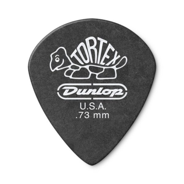 Dunlop Tortex Pitch Black Jazz III 0.73mm 12 Pick Pack - Image 1
