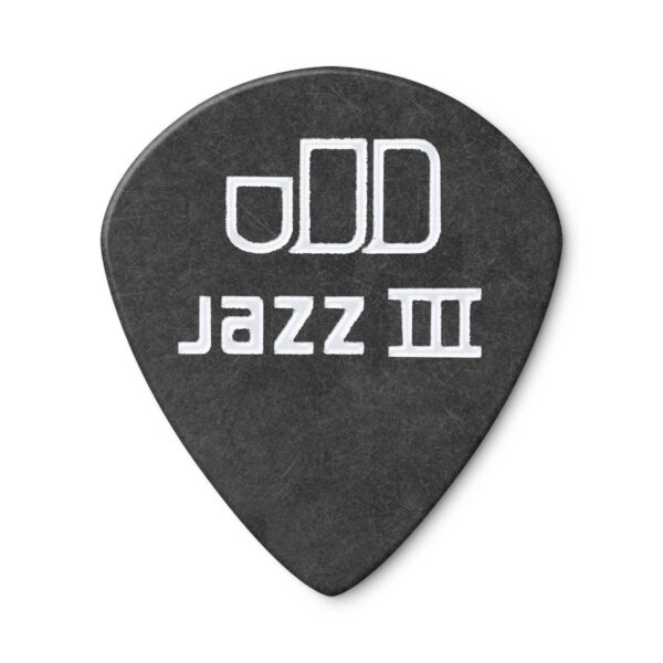Dunlop Tortex Pitch Black Jazz III 0.73mm 12 Pick Pack - Image 4