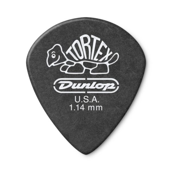 Dunlop Tortex Pitch Black Jazz III 1.14mm 12 Pick Pack - Image 1