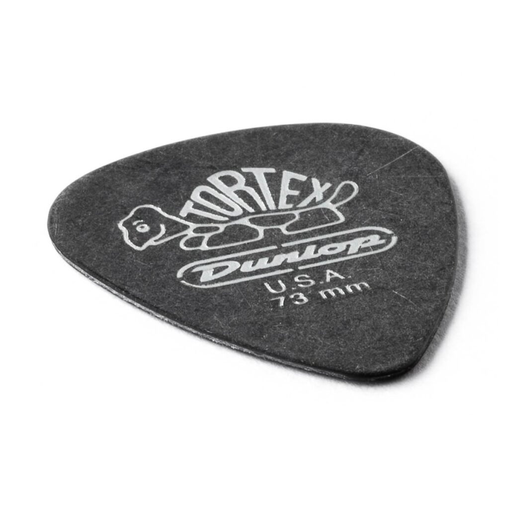 Dunlop Tortex Pitch Black Standard 0.73mm 12 Pick Pack