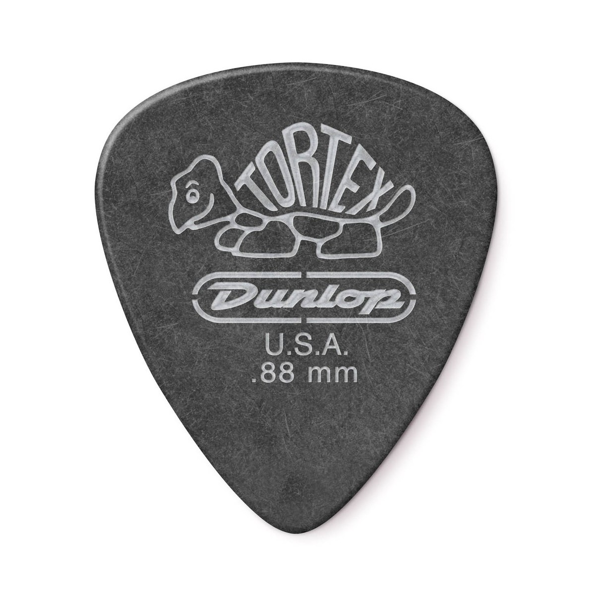 Dunlop Tortex Pitch Black Standard 0.88mm 12 Pick Pack - Image 1