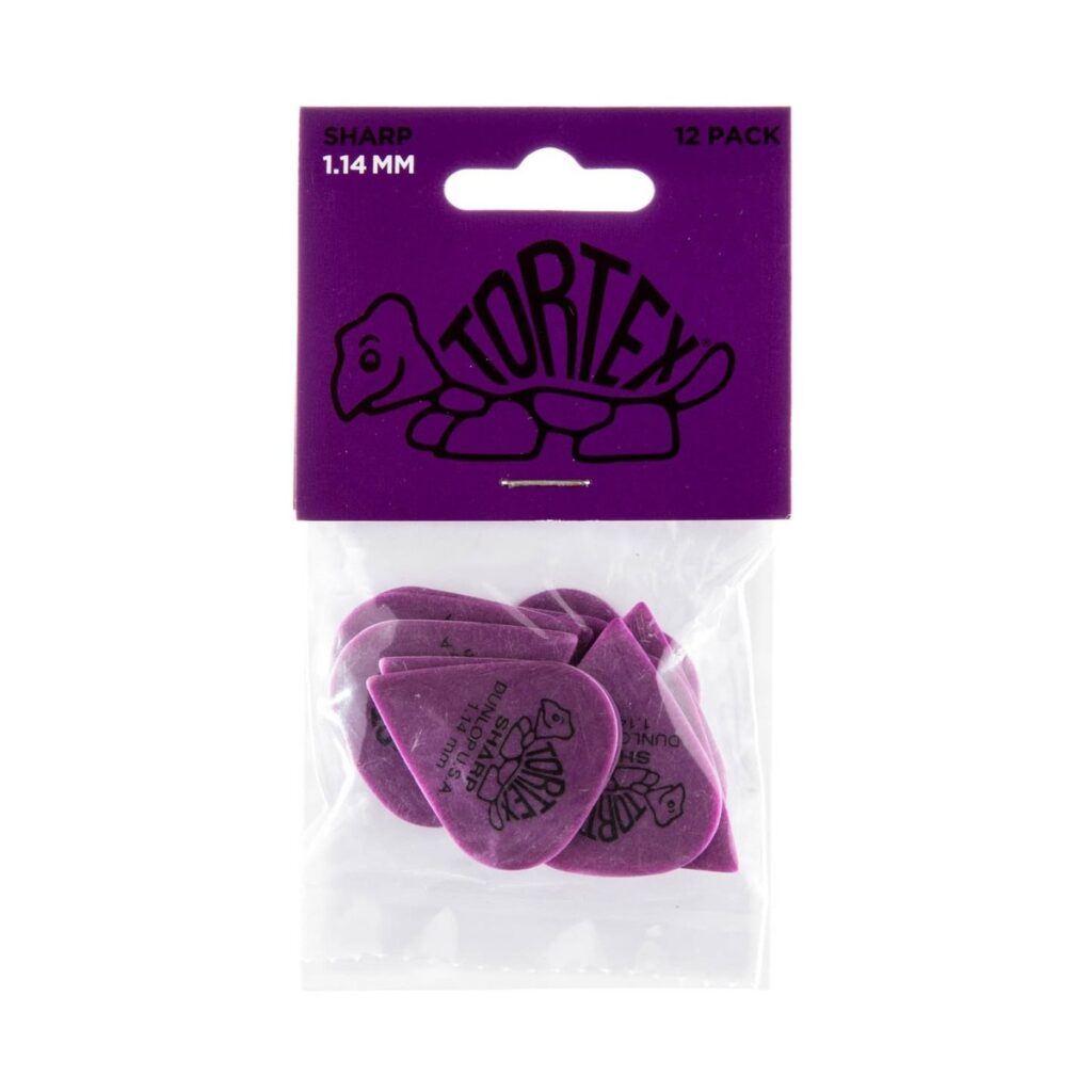 Dunlop Tortex Sharp 1.14mm 12 Pick Pack