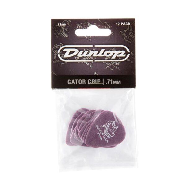 Dunlop Gator Grip Standard .71mm 12 Pick Pack - Image 3