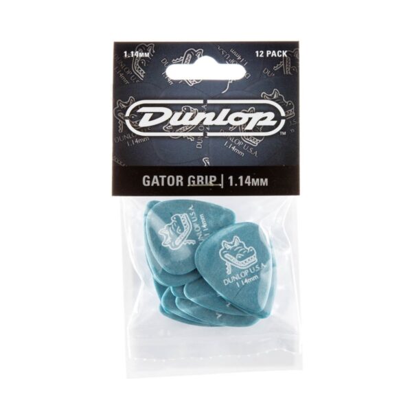Dunlop JD-417P1.14 Gator Grip Standard 1.14mm 12 Pick Pack - Image 3