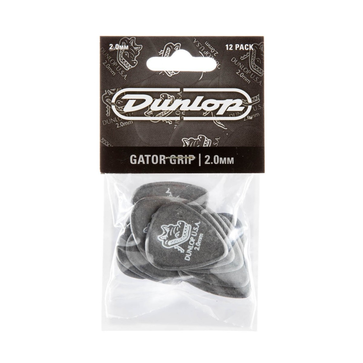 Dunlop Gator Grip Standard 2.00mm 12 Pick Pack - Image 3