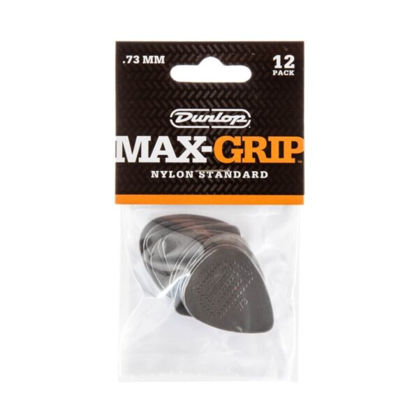 Dunlop Nylon Max-Grip Standard .73mm 12 Pick Pack - Image 3