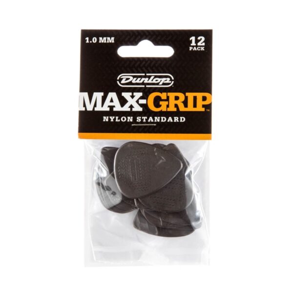 Dunlop JD-449P1.0 Nylon Max-Grip Standard 1.00mm 12 Pick Pack - Image 3