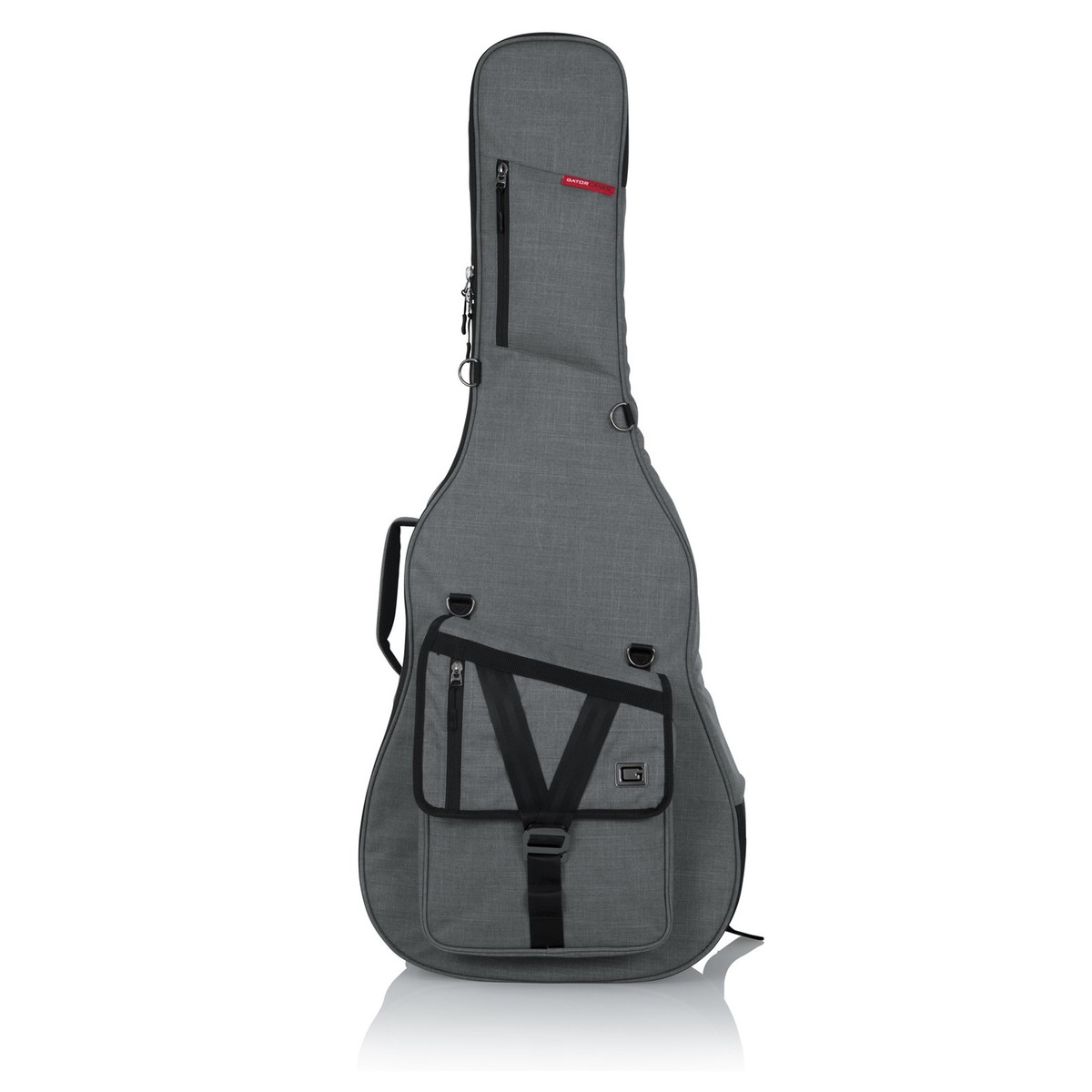 Gator GT-ACOUSTIC-GRY Transit Series Acoustic Guitar Bag Grey - Image 1