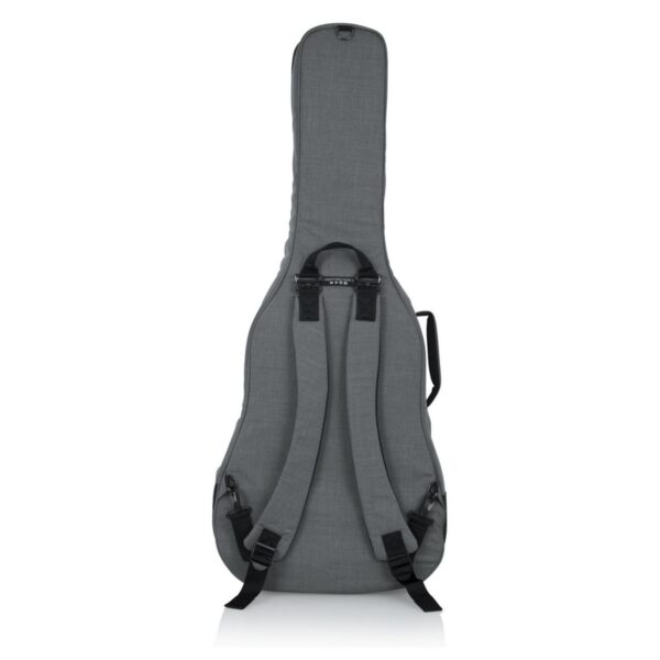 Gator GT-ACOUSTIC-GRY Transit Series Acoustic Guitar Bag Grey - Image 3