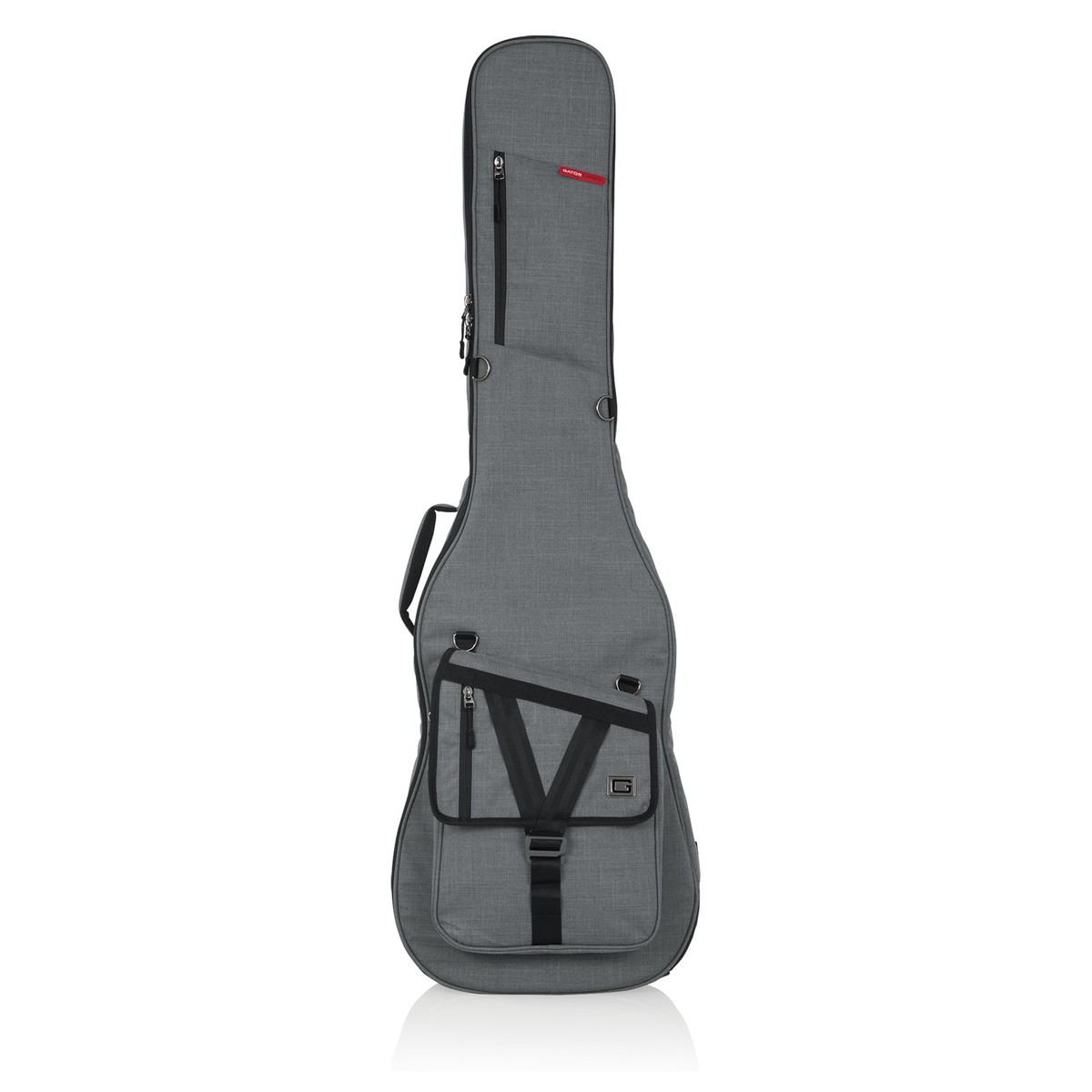 Gator GT-BASS-GRY Transit Series Bass Guitar Bag Grey - Image 1
