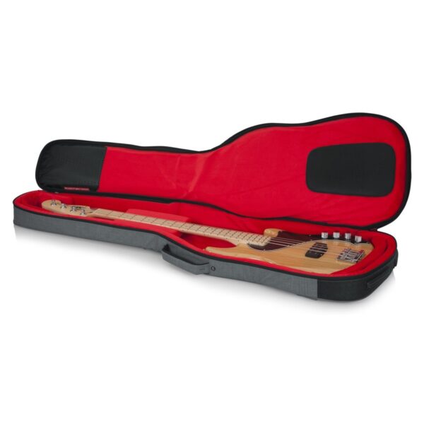Gator GT-BASS-GRY Transit Series Bass Guitar Bag Grey - Image 4